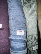 *4m X 1.4m Roll of Blue Curtain Type Fabric