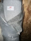 *9m X 1.4m Roll of Silvery Grey Upholstery Fabric