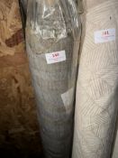 *7.5m X 1.4m Roll of Grey Linen Type Curtain Fabric