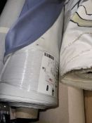 *14 m x 1.5m roll of Blue/lilac top quality faux leather fr Fabric