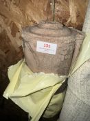 *9m X 1.4m Roll of Beige Upholstery Fabric