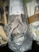 *24m Roll of Grey Linen Effect Furnishing Fabric