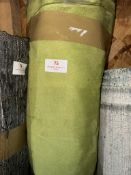 *30m X 1.4m Roll of Lime Green Alacantra Type Suede Upholstery Fabric