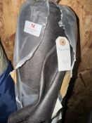 *13m X 1.4m Roll of Dark Coloured Suede Type Upholstery Fabric