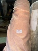 *30m X 60” Roll of Salmon Coloured Cotton Jersey Type Fabric