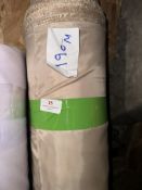 *190m X 1.4m Wide Roll of Beige Polyester Lining Type Fabric