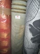 *10m X 1.4m Roll of Green Upholstery Fabric