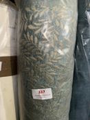 *7m X 1.4m Roll of Teal Curtain Type Fabric