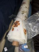 *16 m x 1.4m Roll of stunning embroidered furnishing Fabric