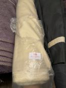 *18m X 60” Roll of Cream Linen Effect Curtain Fabric