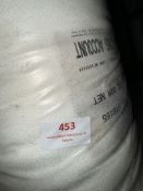 *50 m x 1.4m Roll of white Fabric