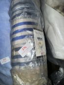 *8m X 1.4m Roll of Striped Velvet Type Upholstery Fabric