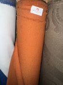 *12m X 1.4m Roll of Terracotta Upholstery Fabric