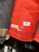 *200m X 1.4m Roll of Hi Viz Orange Lightweight Lining Type Fabric