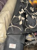 *36m X 60” Roll of Taffeta Flocked Curtain Type Fabric