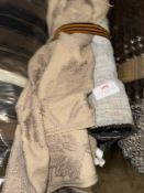 *Bundle of Three Various Rolls of Fabric As Seen.