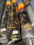*20m X 60” Roll of New York Landscape Print PVC Waterproof Oilcloth Type Fabric