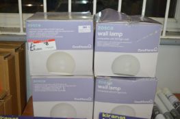 *Four GoodHome Wall Lamps