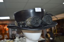Steampunk Leather Hat
