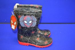 Marvel Spiderman Kid's Wellies Size: 2