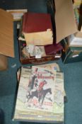 Small Case Containing Stamp Albums etc.