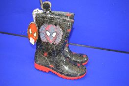 Marvel Spiderman Kid's Wellies Size: 1