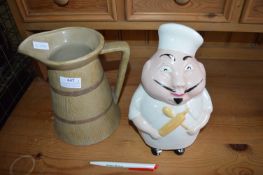 Urban Ware Jug, and a Novelty Cookie Jar (AF)