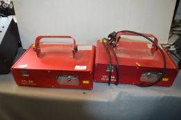 Pair of Casa CTLBM Stage Laser Lights