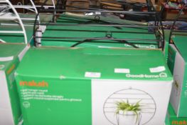 *Six Metal Framed Makah Pot Hangers in Black