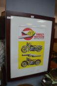 Reproduction 1935 Harley Davidson Poster