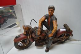 Large Figure of a Motorbike and Rider