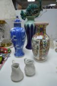 Pottery Vases and Jugs