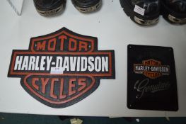 Small Reproduction Cast Iron Harley Davidson Motor