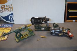 Three Steampunk Model Guns (some faults)