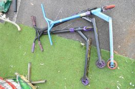 Three Kid's Scooters