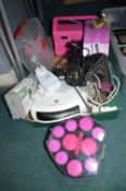 Electrical Including Steam Iron, Hair Stylers, Fan