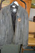 CM Leather Biker Jacket Size: XL with Harley David
