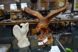 Two Composite Eagle Figures
