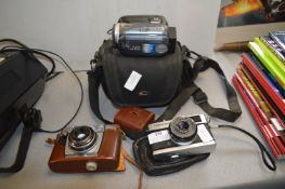 Vintage Olympus Trip 35mm Camera, plus Agfa, and a