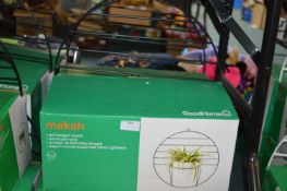 *Four Metal Framed Makah Pot Hangers in Black