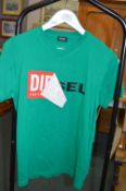 Diesel Green T-Shirt Size: M