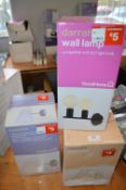 *Three Assorted Wall Lamps