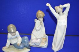 Three Lladro Figures of Children