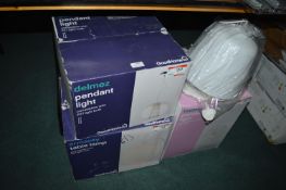 *Three Assorted Pendant Lights