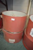 *Two GoodHome Terracotta Lampshades