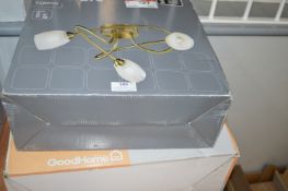 *Two Assorted Pendant Lights and a Ceiling Light