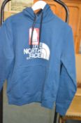 North Face Blue Hoodie Size: S