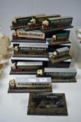 Eleven Eddie Stobart Model Lorries, etc.