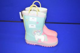 Kid's Princess Stardust Unicorn Wellies Size: 11