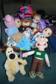 Soft Toys Including Wallace & Gromit, Peppa Pig, e